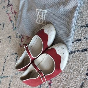 Chanel Mary Jane saddle shoes size 36 / US 6